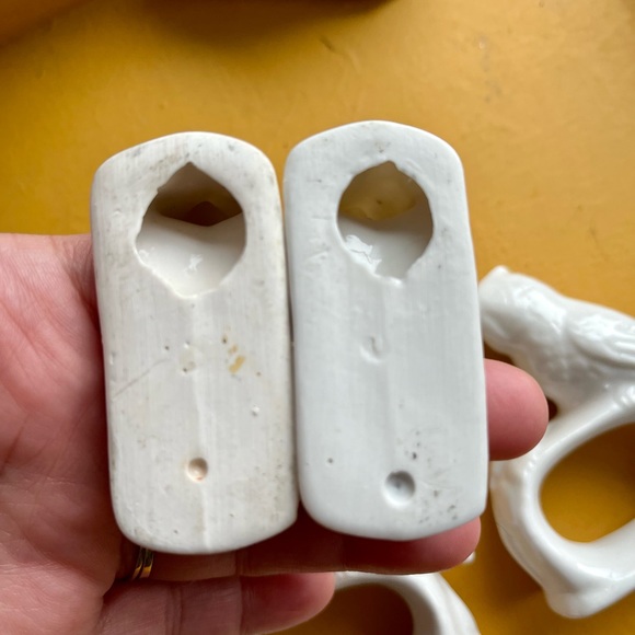 Ardalt Vintage White Owl Napkin Holders - Picture 4 of 5